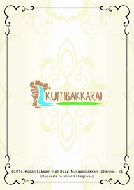 Kumbakkarai menu 8