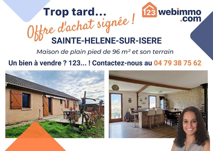 Vente maison 5 pièces 96 m² à Sainte-Hélène-sur-Isère (73460), 280 000 €