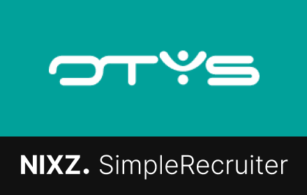 NIXZ SimpleRecruiter for OTYS small promo image