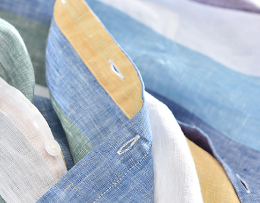 Title 3, Mens Yarn Dyed Linen Long Sleeve Shirt, Fresh ...