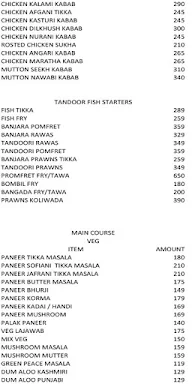 Aarambh Family Restaurant menu 3