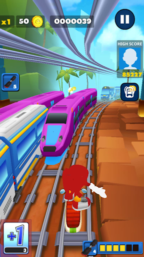 Subway Blue Hedgehog Run