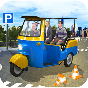 Tuk Tuk Chingchi Auto Rickshaw Parking Driving Sim  Icon