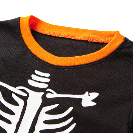 Title 9, Kids Halloween Luminous Pajama Set Spooky Desig...