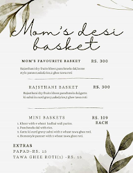 Mom's Desi Basket menu 1