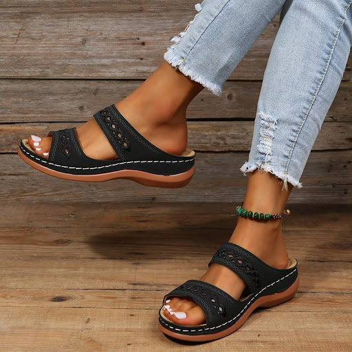 Title 6, New One-Word Slippers For Women Spring Muffin P...