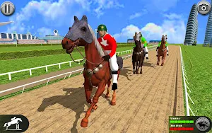 Horse Racing Games 2020: Derby Riding Race 3d screenshot 0