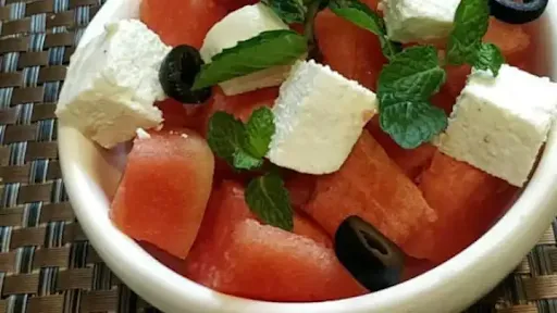 Watermelon Cottage Cheese Salad