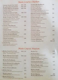 Platinum Family Restaurant & Bar menu 1