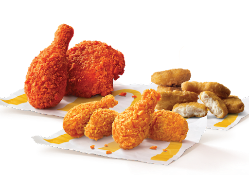 4 Pc McSpicy Chicken Wings + 2 Pc MFC+ 6 Pc Chicken McNuggets