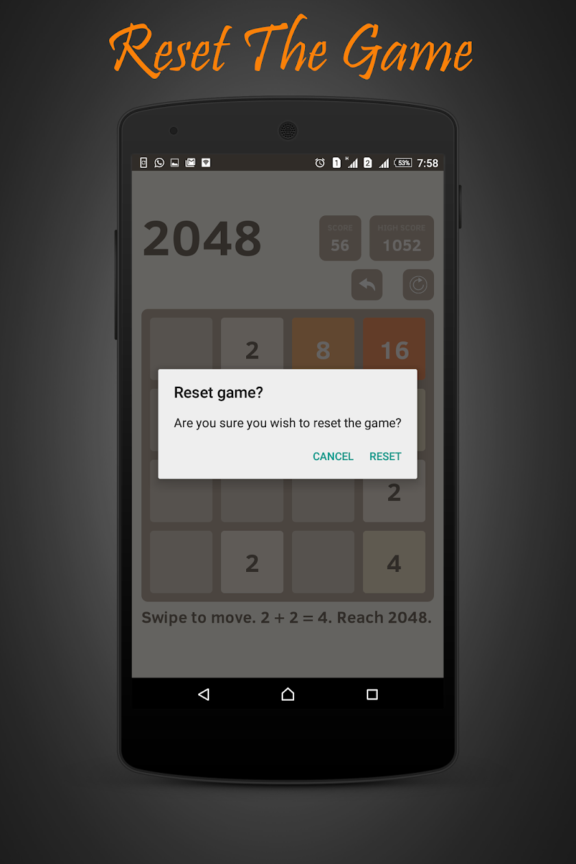 2048 Endless Game Screen 3