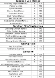 Momos vs Samosa menu 1