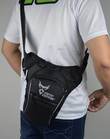 Riding crossbody waist and leg bag. - 3