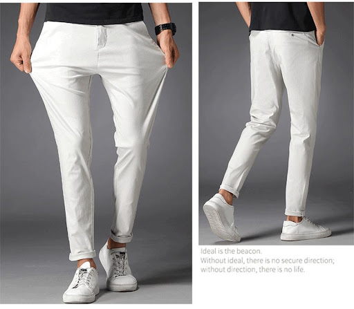 Title 4, Solid color straight trousers