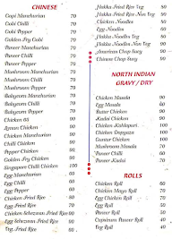 Amrutha Mess menu 1