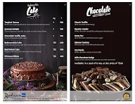 The Cake Place, Radisson Blu menu 4