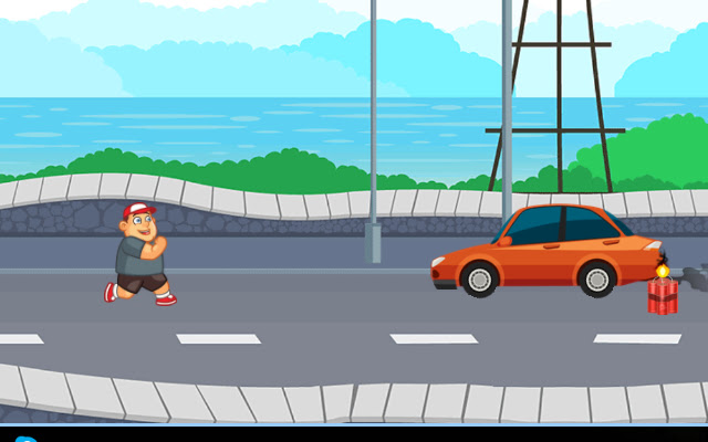 Crazy Runner Game chrome extension