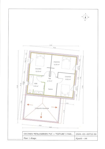 Vente maison neuve 5 pièces 90 m² à Decines-charpieu (69150), 399 000 €