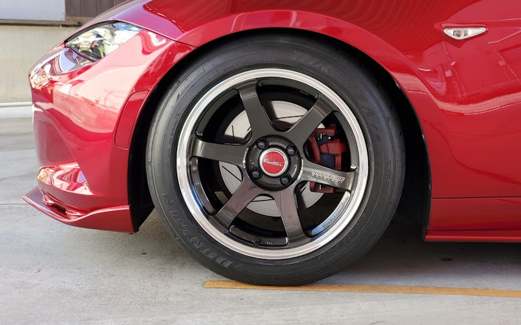 ロードスターRFのTE37 SONIC・米🍆へ行くよ・リム切削・10月も宜しくお願いしますに関するカスタム事例の投稿画像1枚目