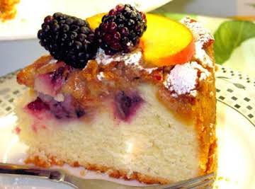 Blackberry-Peach Coffee Cake