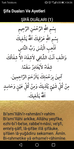 Şifa Duaları Ve Ayetleri