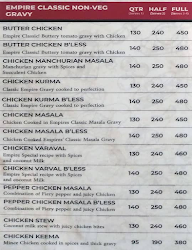 Empire Restaurant menu 4