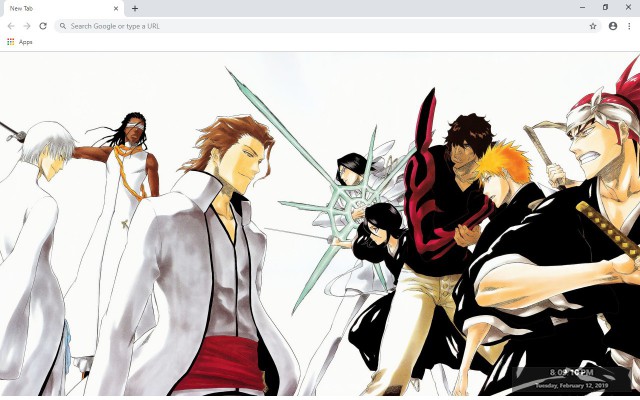 Bleach New Tab & Wallpapers Collection