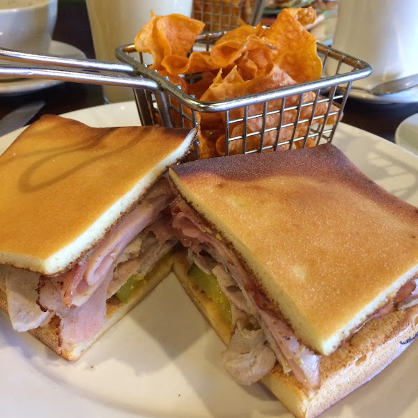 Cuban sandwich. Full flavor and filling!