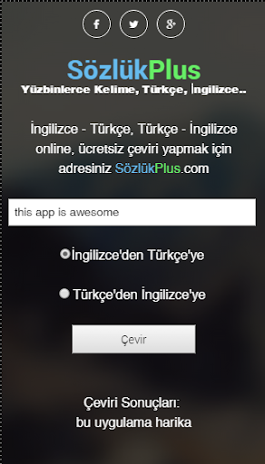 Sözlük Plus Turkish English