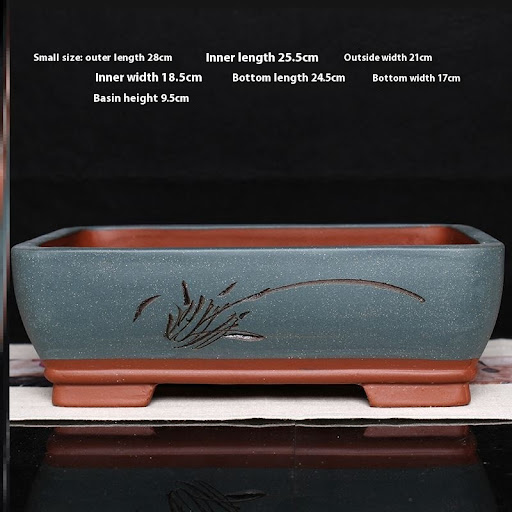 Title 2, Purple Sand Rectangular Flower Pot Enhance your...