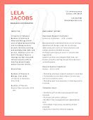 Lela P. Jacobs - Resume item