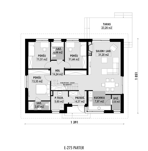 E-275 - Rzut parteru