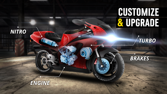 Motorbike:2019's New Race Game 2.4.1 APK + Мод (Unlimited money) за Android