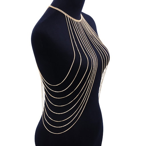 Title 4, Fashionable Multi-layer Sexy Body Chain for a s...