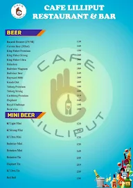 Cafe Lilliput Bar & Restaurant menu 1