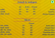 Chandravilas Corner menu 2