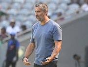 Orlando Pirates coach Jose Riveiro during the DStv Premiership match against Stellenbosch FC at Orlando Stadium on January 22 2023.