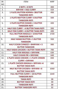 Dev Non Veg menu 2