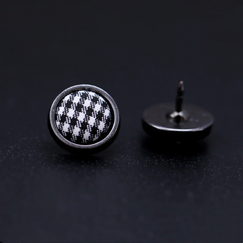 Retro Art Suit Jacket Small Collar Pin Metal Covered Cloth Mesh, Stylish and Unique, Perfect for Artistic Expression