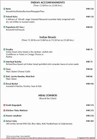 Clove - Hotel Ambrosia Sarovar Portico menu 4