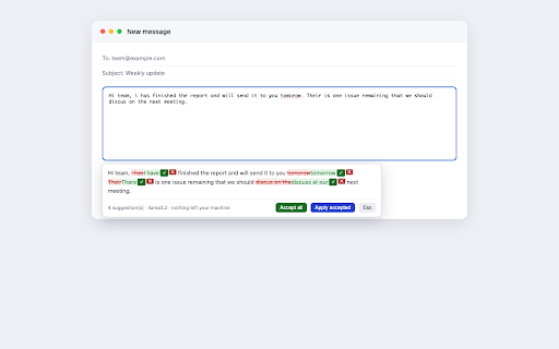 inline-scribe screenshot 1