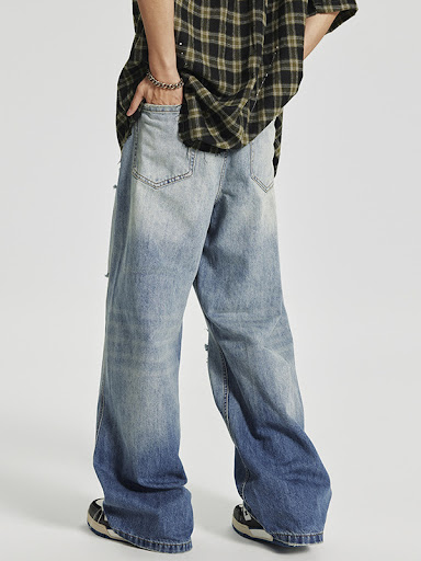 Title 2, Mens Loose Cool Straight-leg Pants offer relax...