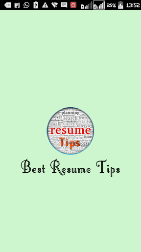 Resume Tips