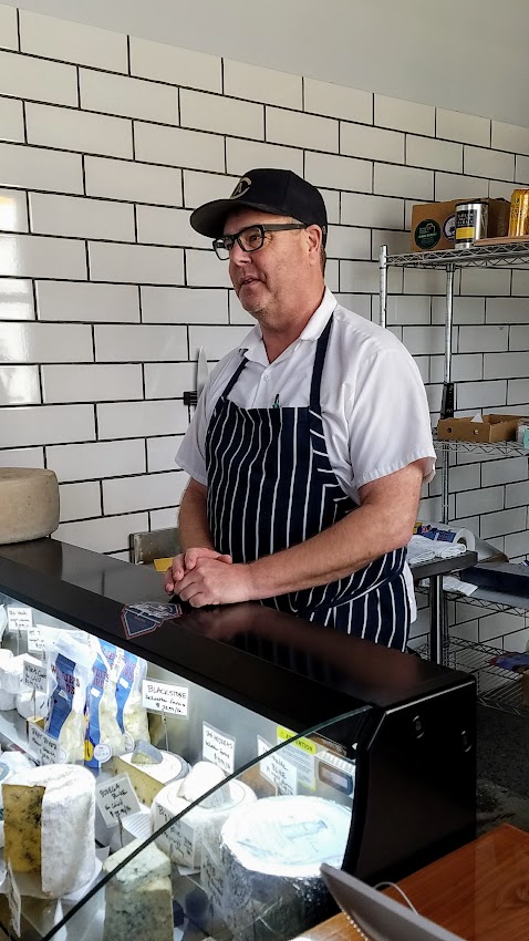 Wm. Cofield Cheesemakers, part of the Artisan Cheese Festival tour visiting the Barlow area of Sebastopol downtown in the North Bay area, California