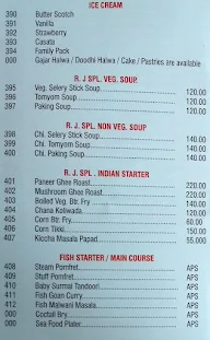 RJ Family Restaurant & Bar menu 5