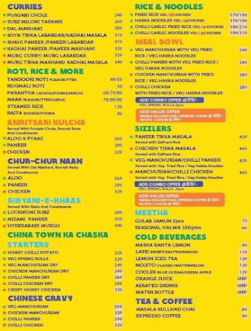 Maska menu 