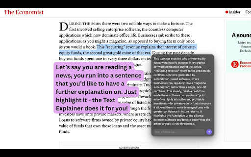 Text Explainer screenshot 1