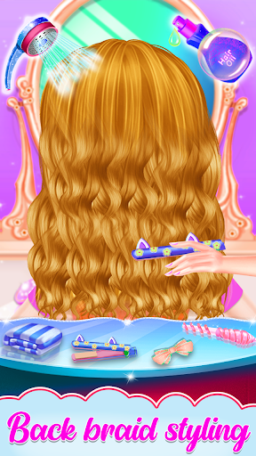 Screenshot Hairs Braids Makeup Salon Game