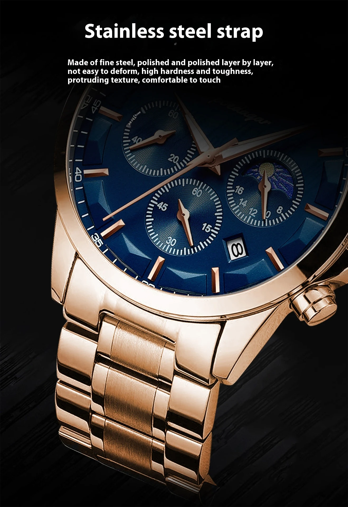 Title 4, Sport Herrenuhr Multifunktional Wasserdicht Qua...