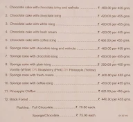 Cake N Counter menu 2